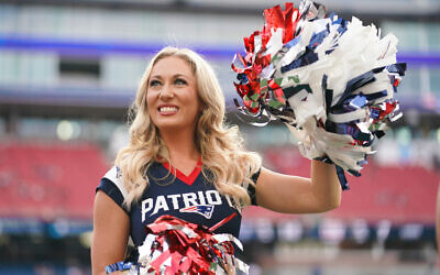 Eliza Kanner is entering her third season as a cheerleader for the New England Patriots. (Courtesy of the New England Patriots/Dwight Darian)