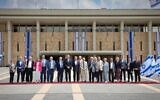 A group of members from Britain's House of Lords at the Knesset, May 2023. (Knesset spokesperson)