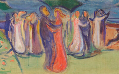 Edvard Munch, 'Dance on the Beach.' (Reinhardt Frieze). (Courtesy of Sotheby's)